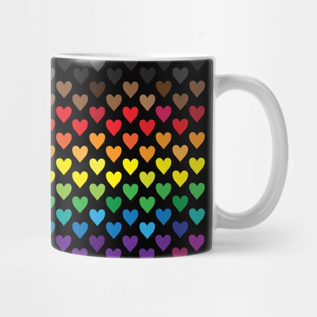 Gay Pride Hearts by CKline